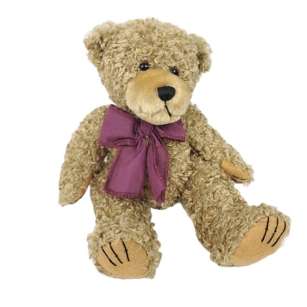 First & Main Scraggles Teddy Brown Bear 11" Stuffed Animal Plush Toy